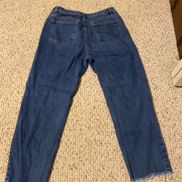 Jeans Womens Half And Half Straight Cut Jeans Poshmark